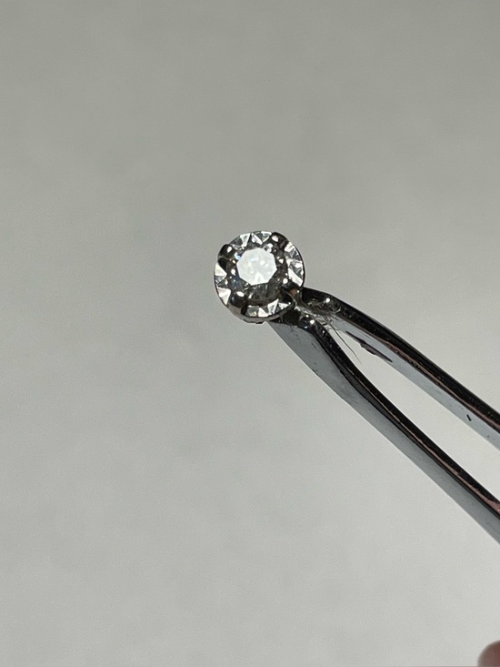 Jewelry - 4-prong White Gold Head (setting) for Solitaire Ring Setting with Diamond